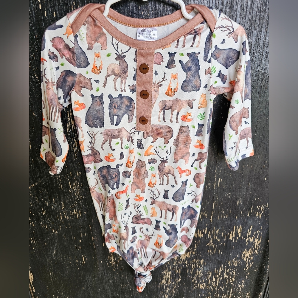 Baby Soft Cotton Sleeper Woodsy One Size